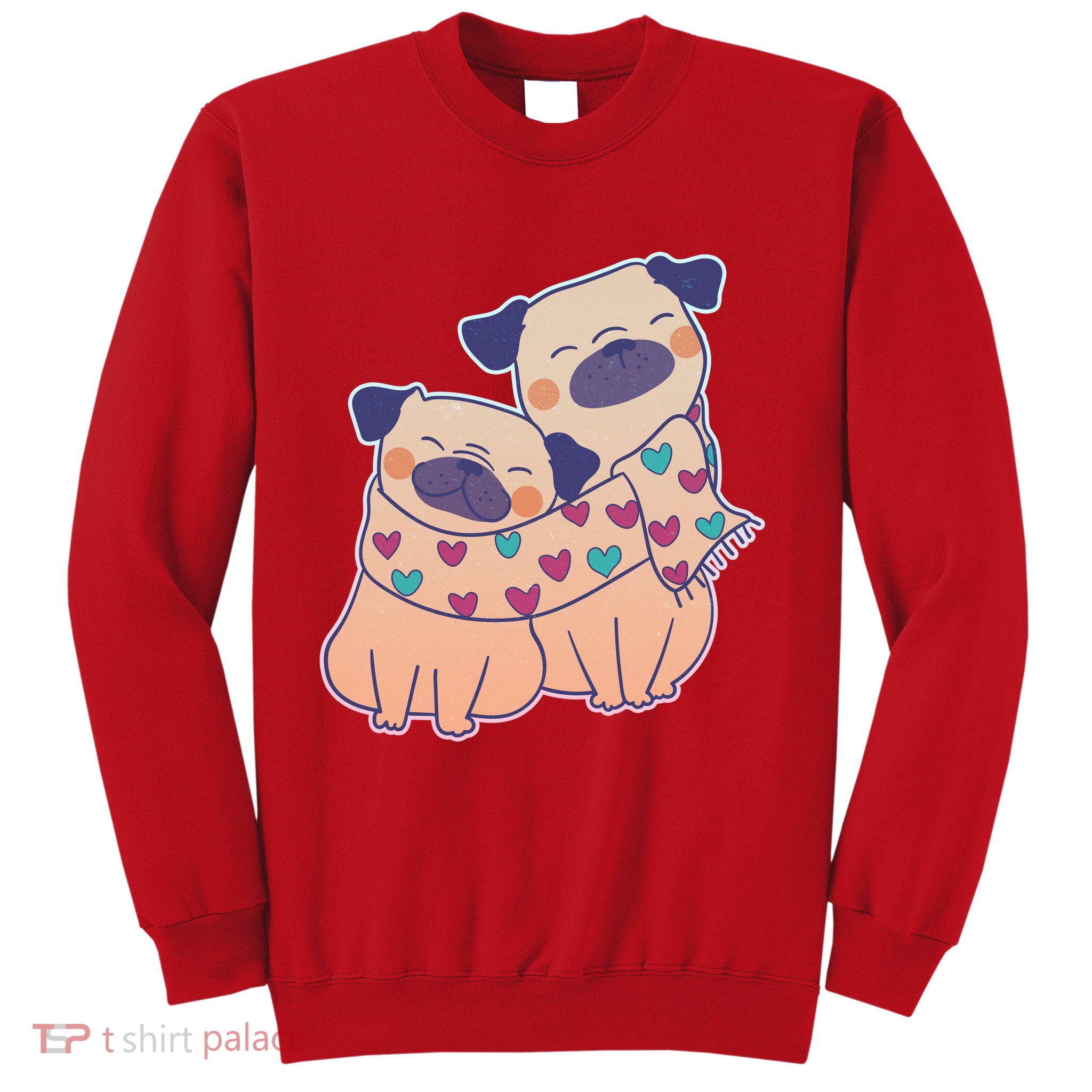 Cute Valentine's Day Puppies Sweatshirt