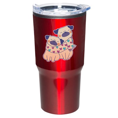 Cute Valentine's Day Puppies Tumbler
