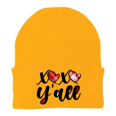 Cute Valentine's Day XOXO Y'all  Knit Cap Winter Beanie