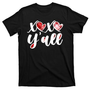 Cute Valentine's Day XOXO Y'all  T-Shirt