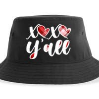 Cute Valentine's Day XOXO Y'all  Sustainable Bucket Hat