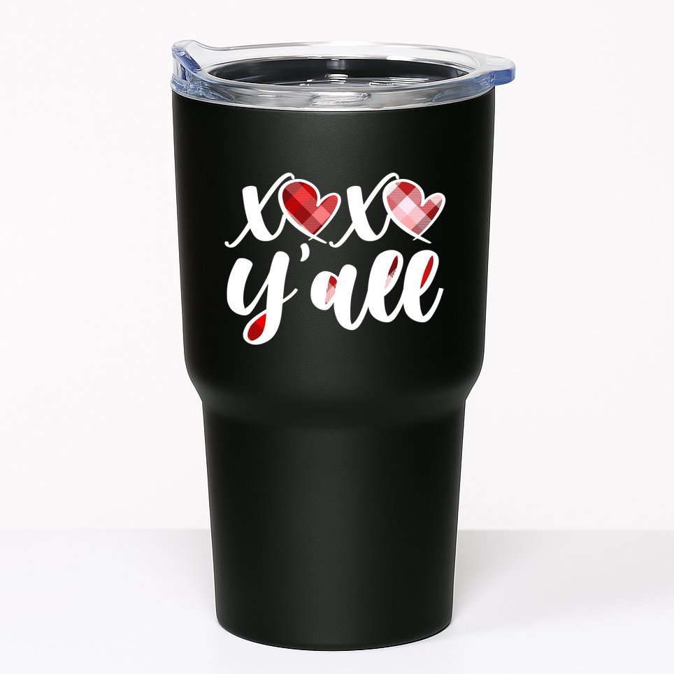 Cute Valentine's Day XOXO Y'all  Tumbler