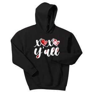 Cute Valentine's Day XOXO Y'all  Kids Hoodie