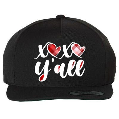 Cute Valentine's Day XOXO Y'all  Wool Snapback Cap