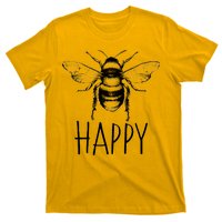 Cute Vintage Bee Happy T-Shirt