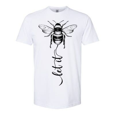 Cute Vintage Let It Bee Softstyle® CVC T-Shirt