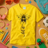 Cute Vintage Let It Bee Kids T-Shirt