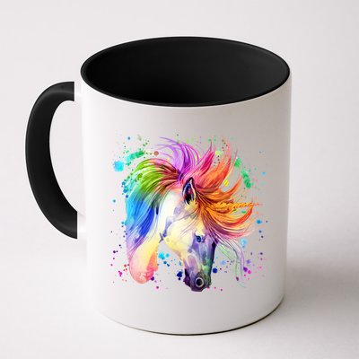 Cute Watercolor Rainbow Unicorn Mug