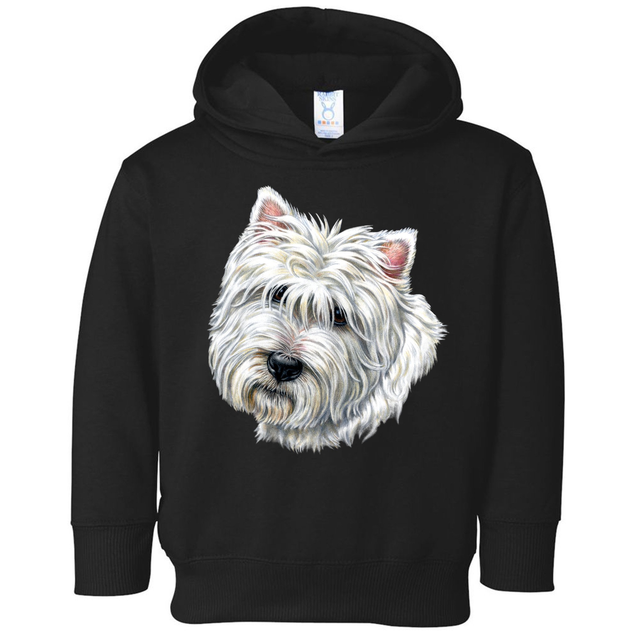 Cute Westie Dog Toddler Hoodie