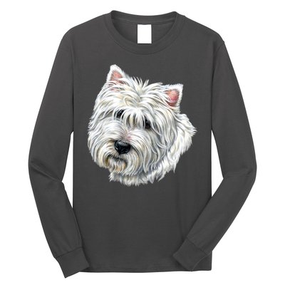Cute Westie Dog Long Sleeve Shirt