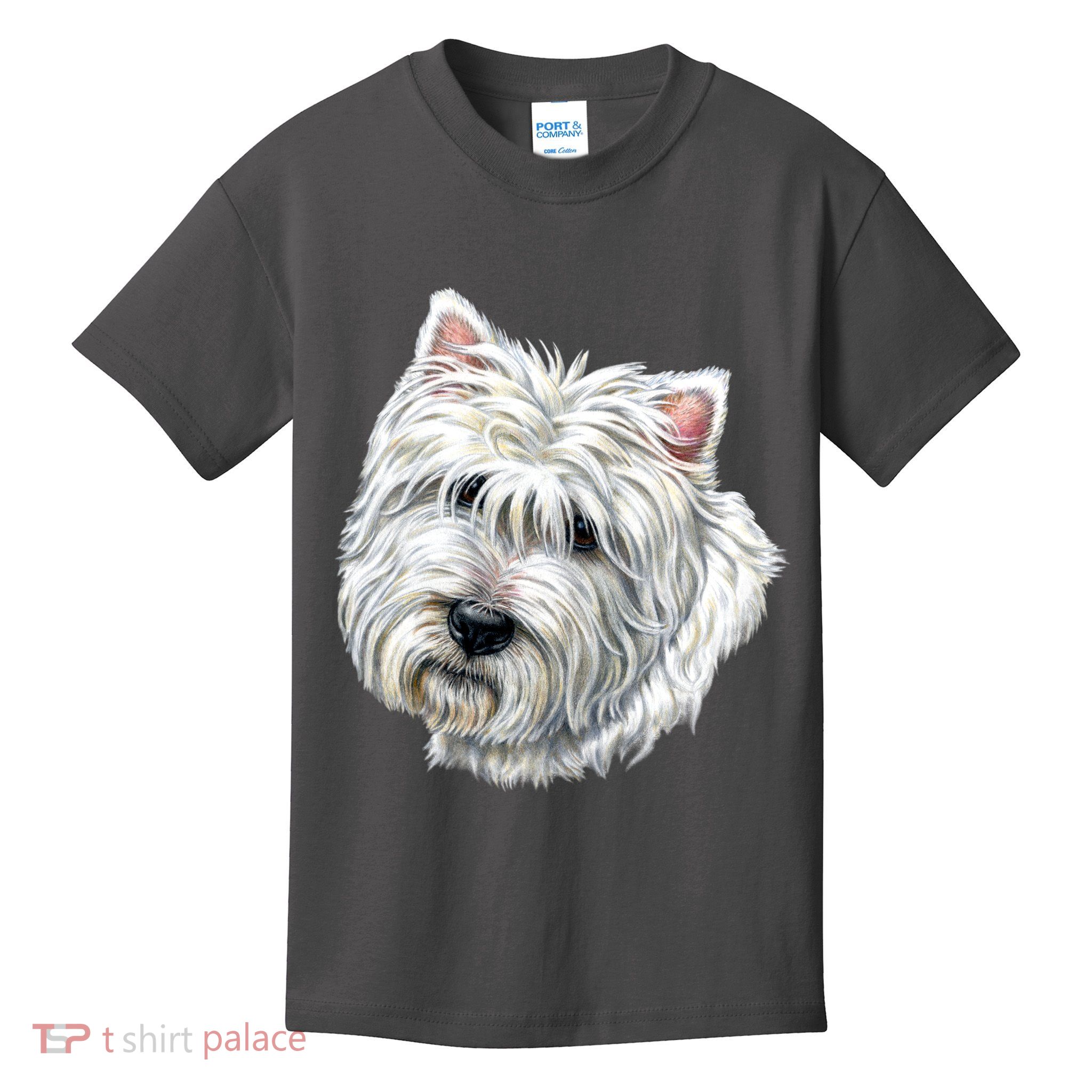 Cute Westie Dog Kids T-Shirt