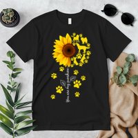 Cute You Are My Sunshine Sunflower Dogs Premium T-Shirt