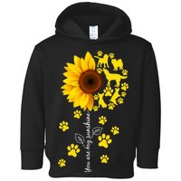 Cute You Are My Sunshine Sunflower Dogs Toddler Hoodie