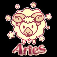 Cute Zodiac Aries Ram Cooling Performance Crew T-Shirt