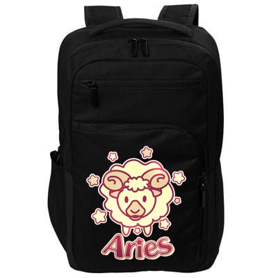 Cute Zodiac Aries Ram Impact Tech Backpack