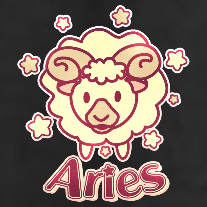 Cute Zodiac Aries Ram Adult Drive Performance Visor