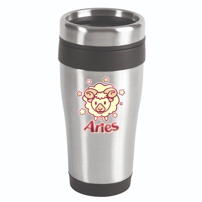 Cute Zodiac Aries Ram 16oz Travel Tumbler