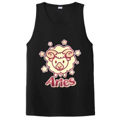 Cute Zodiac Aries Ram PosiCharge Competitor Tank