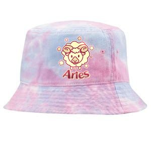 Cute Zodiac Aries Ram Tie-Dyed Bucket Hat