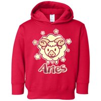 Cute Zodiac Aries Ram Toddler Hoodie