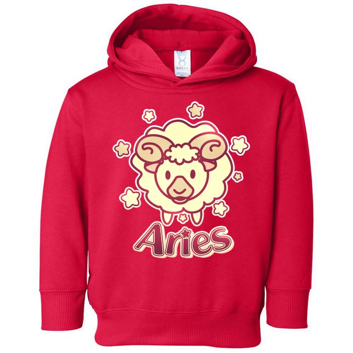 Cute Zodiac Aries Ram Toddler Hoodie