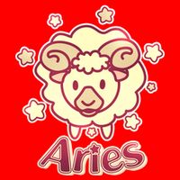Cute Zodiac Aries Ram Zip Tote Bag
