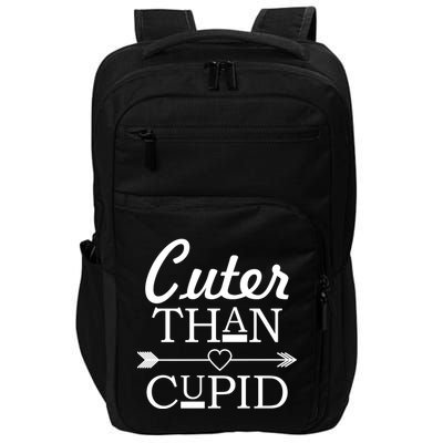 Cuter Than Cupid Funny Cute Valentines Impact Tech Backpack