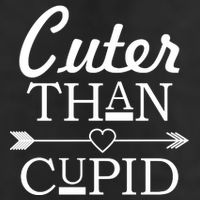 Cuter Than Cupid Funny Cute Valentines Adult Drive Performance Visor