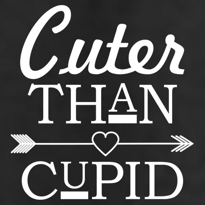 Cuter Than Cupid Funny Cute Valentines Adult Drive Performance Visor