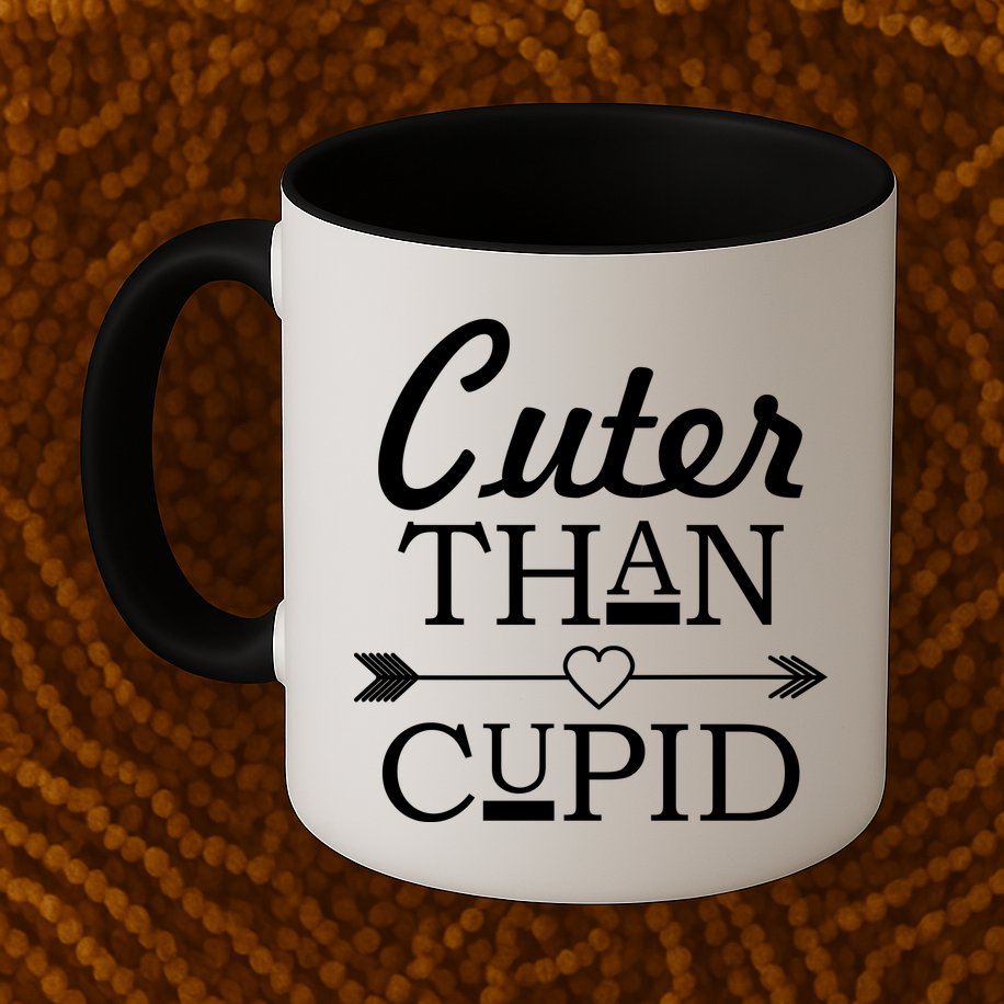 Cuter Than Cupid Funny Cute Valentines Mug