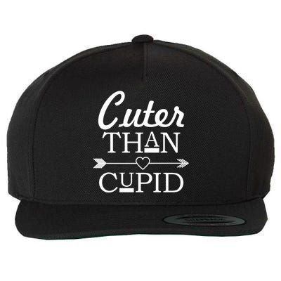 Cuter Than Cupid Funny Cute Valentines Wool Snapback Cap