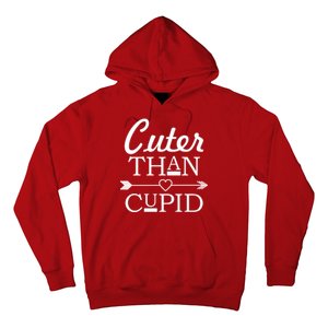 Cuter Than Cupid Funny Cute Valentines Hoodie