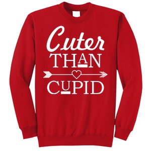 Cuter Than Cupid Funny Cute Valentines Sweatshirt