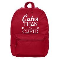 Cuter Than Cupid Funny Cute Valentines 16 in Basic Backpack