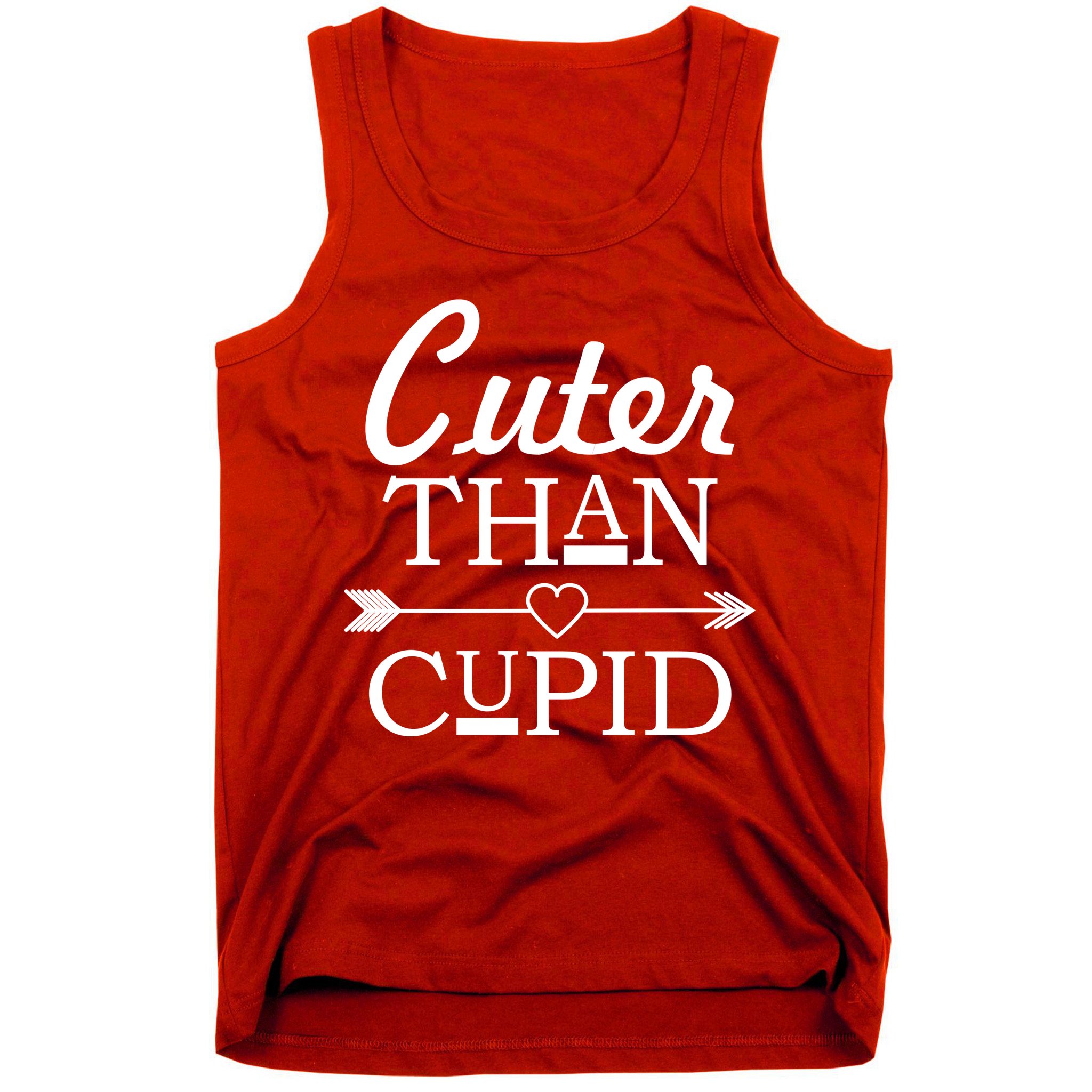 Cuter Than Cupid Funny Cute Valentines Tank Top