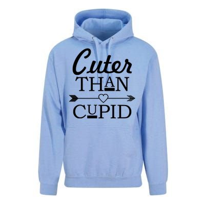 Cuter Than Cupid Funny Cute Valentines Unisex Surf Hoodie