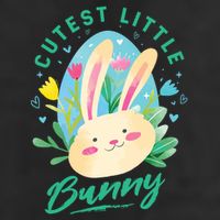 Cutest Little Bunny 7 Panel Mesh Trucker Snapback Hat