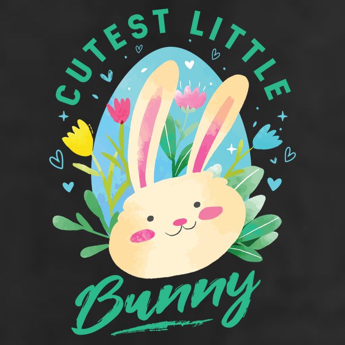 Cutest Little Bunny 7 Panel Mesh Trucker Snapback Hat