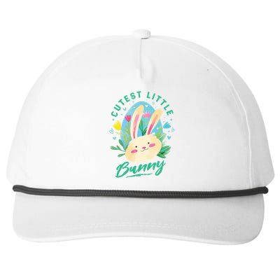 Cutest Little Bunny Snapback Five-Panel Rope Hat