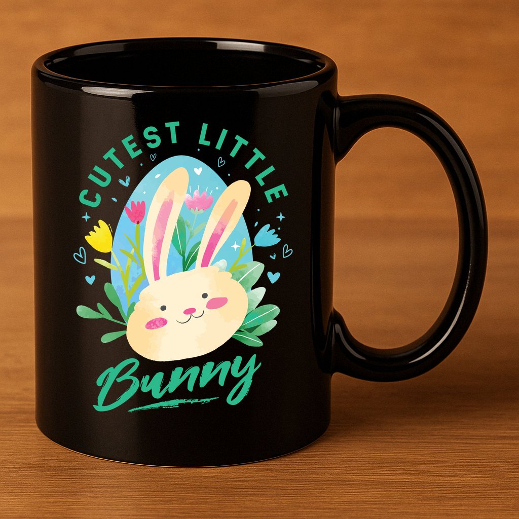 Cutest Little Bunny 11oz C Handle Ceramic Mug
