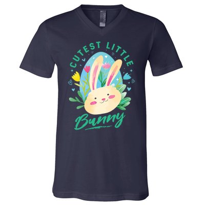 Cutest Little Bunny V-Neck T-Shirt