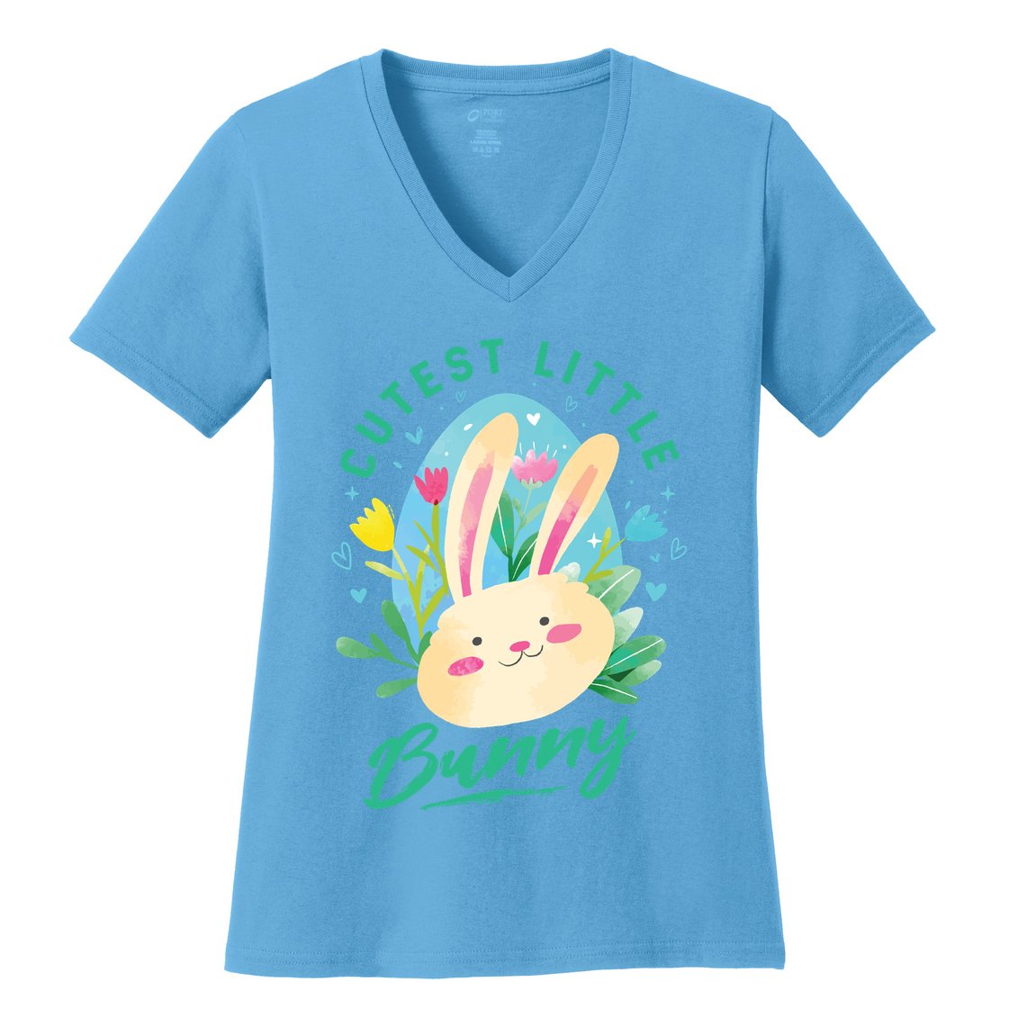 Cutest Little Bunny Women's V-Neck T-Shirt