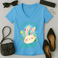 Cutest Little Bunny Women's V-Neck T-Shirt
