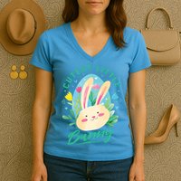 Cutest Little Bunny Women's V-Neck T-Shirt