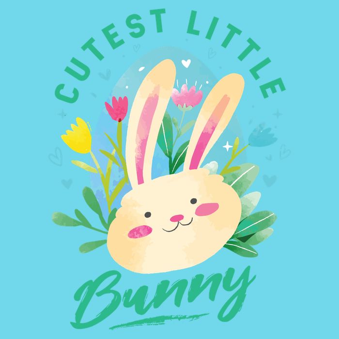 Cutest Little Bunny Women's V-Neck T-Shirt