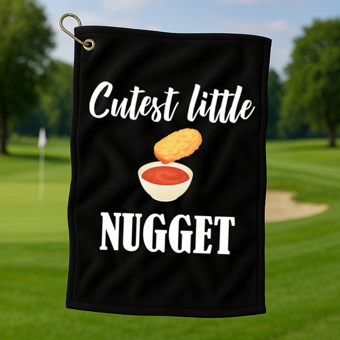 Cutest Little Nugget Golf Towel