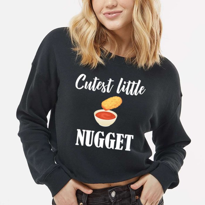 Cutest Little Nugget Cropped Pullover Crew