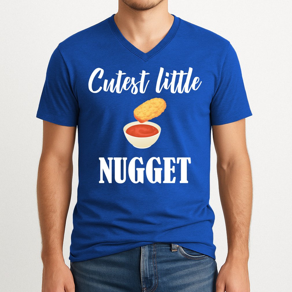 Cutest Little Nugget V-Neck T-Shirt