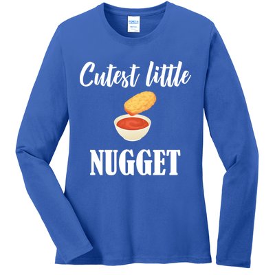 Cutest Little Nugget Ladies Long Sleeve Shirt