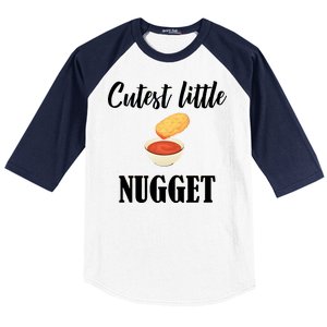 Cutest Little Nugget Baseball Sleeve Shirt